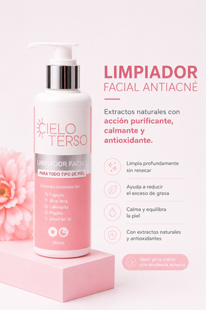 SISTEMA ANTIACNÉ CIELO TERSO | Kit Completo - Guía - Acompañamiento