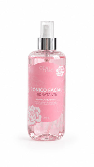 Tónico facial hidratante con agua de rosas Cielo Terso